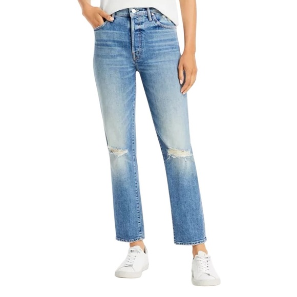 MOTHER - The Trickster High Rise Ankle Straight Leg Jeans Sz 27 - Picture 1 of 12